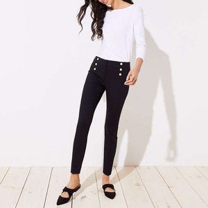 Skinny Jeans with Sailor Buttons - Loft